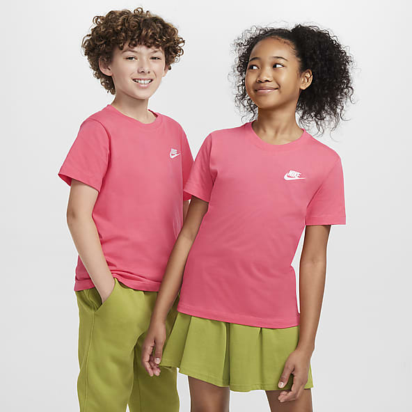 Pink nike shirt boys hot sale